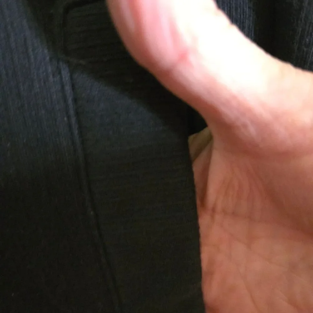 Banana Republic Ribbed Texture Jacket Black Full Zip Snap Pockets Size M